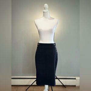 Black New York & Co Pencil Skirt Size 6 VGUC